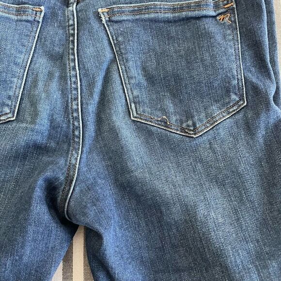 Madewell 9" Mid-Rise Skinny Jeans Button-Front Edition Size 26 - Picture 7 of 9